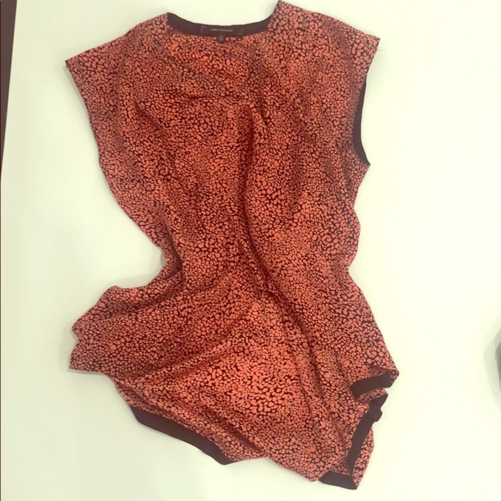 Robert Rodriguez Pink Black V Neck Sleeveless 0